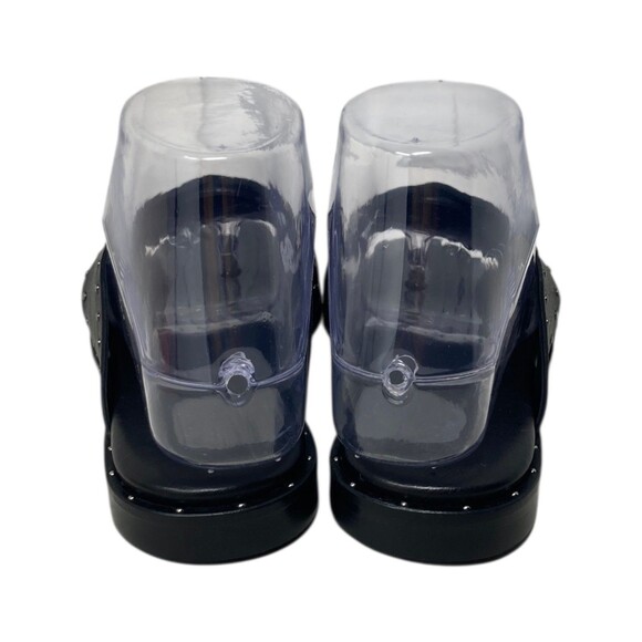 Freda Salvador Sandals Women's Size 5 M Black Cross Strap Dew - Picture 7 of 11